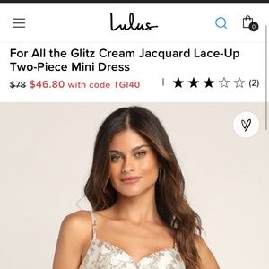 Lulu two-piece mini dress
